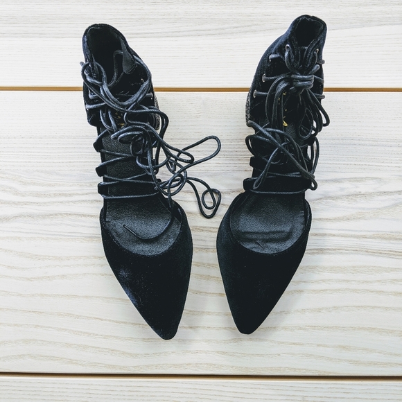 🆕🌿VELVET GLITTER HEEL SHOES🌿 - Picture 7 of 7